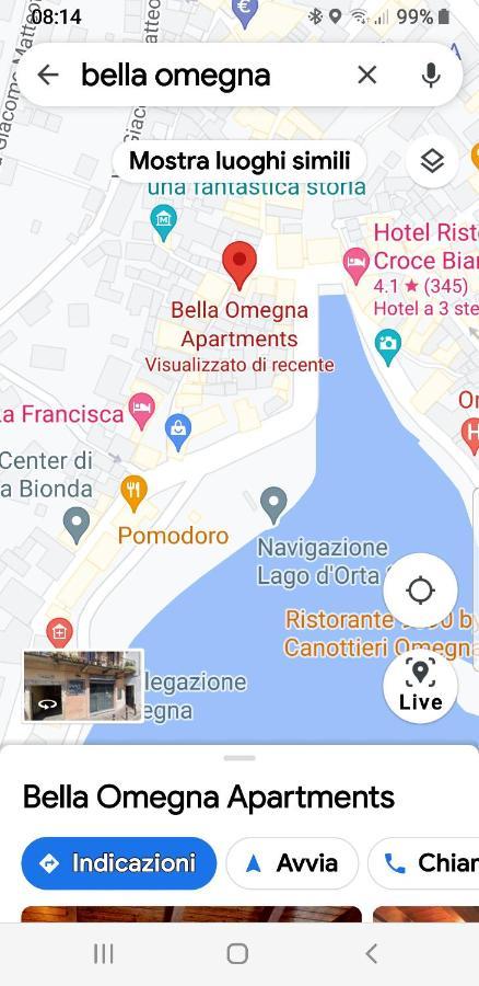 Bella Omegna Apartments Екстер'єр фото